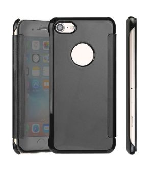 Spiegel Handyhülle für iPhone 5 / 5s / SE - Schwarz | handyhuellen-24.de