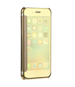 iPhone 6 Clear View Case Gold Spiegelnd