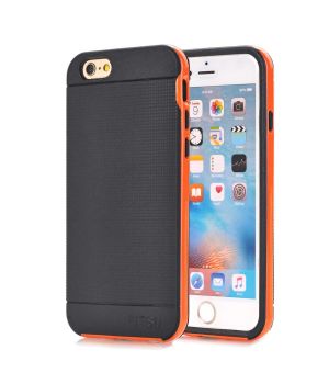 Handyhülle für iPhone 7 Plus - Schwarz / Orange 