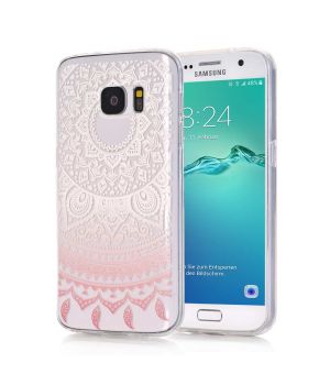 Handyhülle für Samsung Galaxy S7 mit Rosa Mandala Motiv