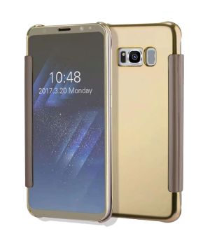 Samsung Galaxy S8 Plus Spiegel Handyhülle in Gold