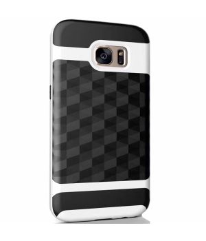 Silikonhülle für Samsung Galaxy S8 in Carbon-Weiß | Versandkostenfrei
