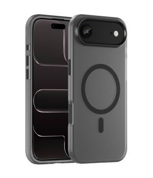 Handyhülle für iPhone 17 Air Case kompatibel mit MagSafe Matt Schwarz