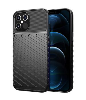 Robuste Handyhülle für Apple iPhone 12 Pro Outdoor Case Schwarz