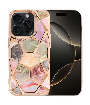 Handyhülle für iPhone 16 Pro Max Hülle Cover Schutzhülle Gold
