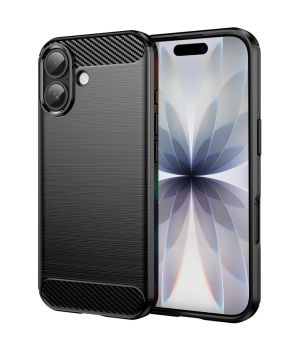 Handyhülle für iPhone 17 Case im Carbon Design Schwarz