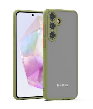 Case für Samsung Galaxy A35 Hülle mit Kameraschutz Grün