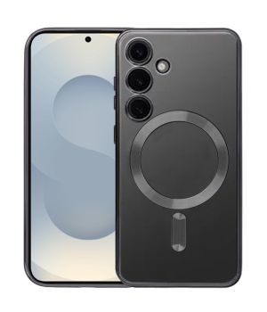 Handyhülle für Samsung Galaxy S26 Hülle mit Kameraschutz MagSafe in Schwarz Case Transparent