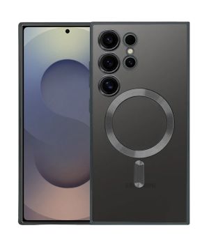 Handyhülle für Samsung Galaxy S26 Ultra Hülle mit Kameraschutz MagSafe in Schwarz Case Transparent