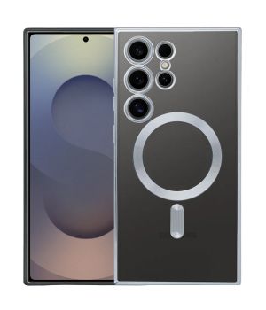 Handyhülle für Samsung Galaxy S26 Ultra Hülle mit Kameraschutz MagSafe in Blau Case Transparent