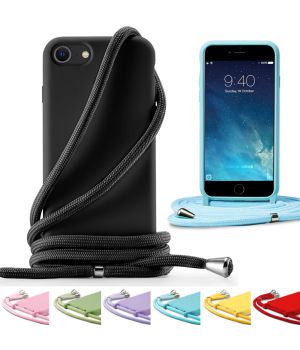 Handyhülle mit Band / Handykette für iPhone 8 Kordel Case