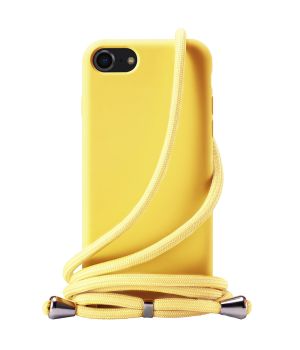 Handyhülle zum Umhängen mit Band Handykette für iPhone 7 Case Gelb