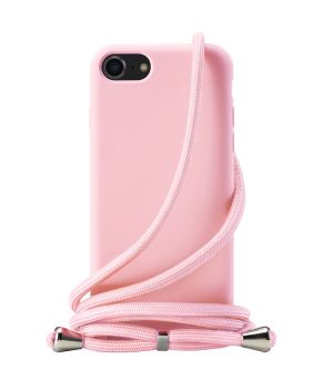 Handyhülle zum Umhängen mit Band Handykette für iPhone 7 Case Rosa