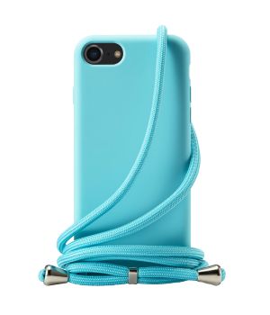 Handyhülle zum Umhängen mit Band Handykette für iPhone 7 Case Türkis Blau