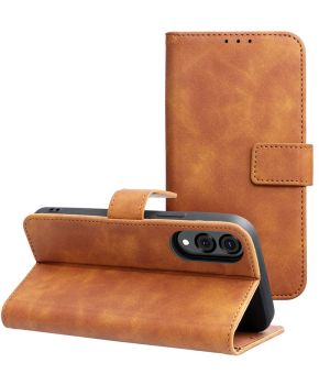 Handytasche für Samsung Galaxy S25 Edge Hülle Flipcase Braun
