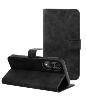 Handytasche für Samsung Galaxy S25 Edge Hülle Flipcase Schwarz