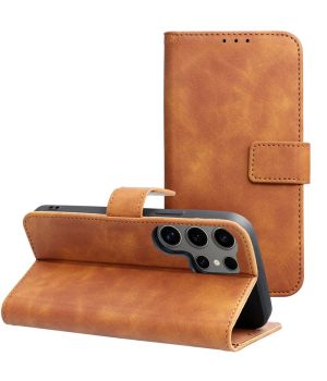 Handytasche für Samsung Galaxy S26 Hülle Flipcase Braun