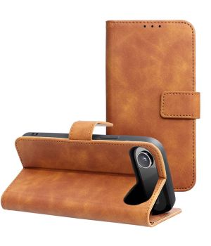 Handytasche für iPhone 17 Air Hülle Flipcase Braun