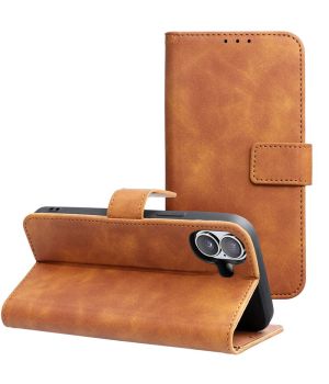 Handytasche für Apple iPhone 17 Hülle Flipcase Braun