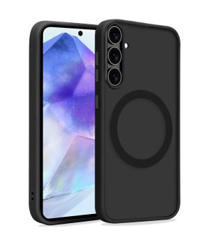 Handyhülle für Samsung Galaxy A55 Handyhülle Schwarz MagSafe kompatibel