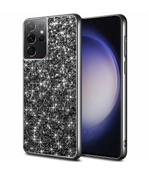 Glitzer Hülle für Samsung Galaxy S23 Ultra Case Roségold