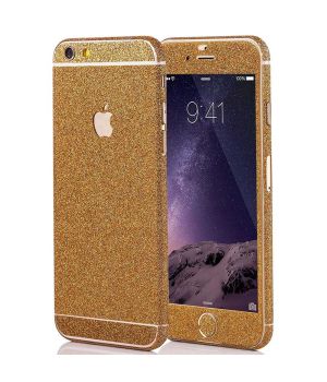 Glitzer Handyfolie für Apple iPhone 5 / 5s / SE in Gold
