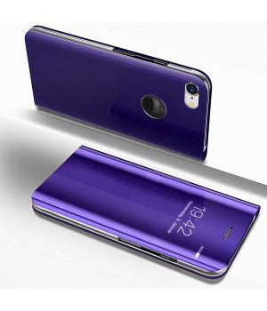 Handy Hülle für Apple iPhone 6 / 6s Clear View Flip Case - Violett
