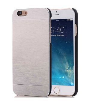 iPhone 7 Hülle Silber mit Rückseite aus Aluminium