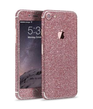Glitzer Handyfolie für Apple iPhone 7 in Pink