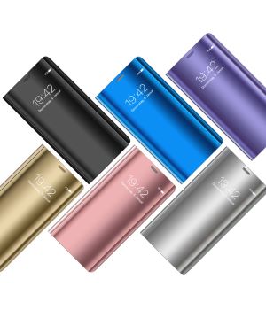 Spiegel Hülle für Apple iPhone XR Clear View Flip Case