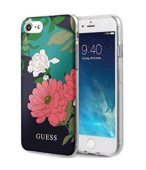 Original Guess iPhone 7 Hülle Case mit Blumen Motiv
