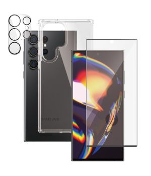 Panzerglass™ 3-in-1 Schutz-Set für Samsung Galaxy S23 Ultra