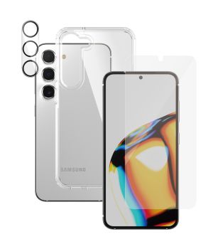 Panzerglass™ 3-in-1 Schutz-Set für Samsung Galaxy S23