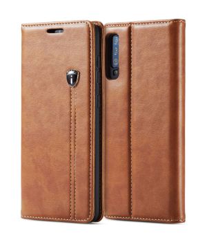 Fitsu Samsung Galaxy A70 Tasche in Braun | Ohne Versandkosten | handyhuellen-24.de