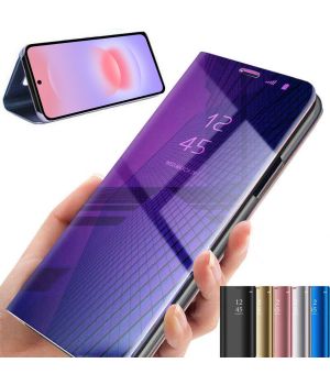 Handyhülle für Samsung Galaxy A37 (5G) Spiegel Flipcase Schwarz