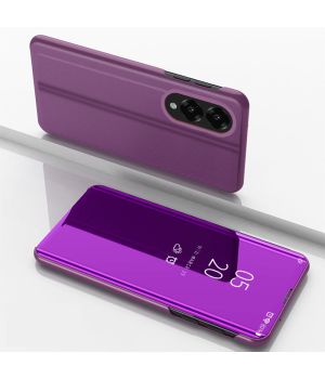 Spiegel Hülle für Samsung Galaxy S25 Edge Flipcase Case Pink