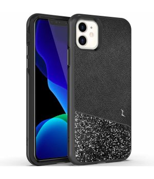 Hülle für iPhone 11 Schwarz / Glitzer 