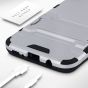 Double Layer Hülle für Samsung Galaxy S8 - Grau