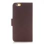 Handytasche für iPhone 7 Plus - Dunkelbraun