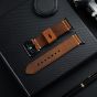 Armband für Apple Watch 42/44/45 mm - Dunkelbraun
