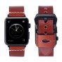 Armband für Apple Watch 42/44/45 mm - Rotbraun