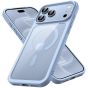 MagSafe Hülle für iPhone 18 Pro mit Rahmen Hellblau und Rückseite Transparent