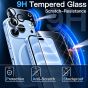 MagSafe Hülle für iPhone 18 Pro Max Polarblau Transparent im Schutzglas Set