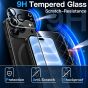MagSafe Hülle für iPhone 18 Pro Max Schwarz Transparent im Schutzglas Set