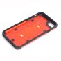 Hülle für iPhone SE 2020 - Rot / Transparent