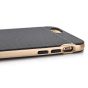 Silikon Handyhülle für iPhone 6 / 6s - Schwarz / Gold