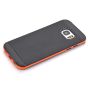 Cover für Samsung Galaxy S7 Edge - Schwarz / Orange 