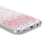 Silikon Hülle für Galaxy S7 Edge - Rosa Herzen