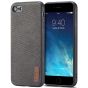 Fitsu Apple iPhone 8 Silikon Hülle mit Rückseite aus Stoff in Grau | hh24