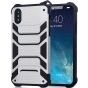 Robuste Handyhülle für iPhone XS Outdoor Case Silber